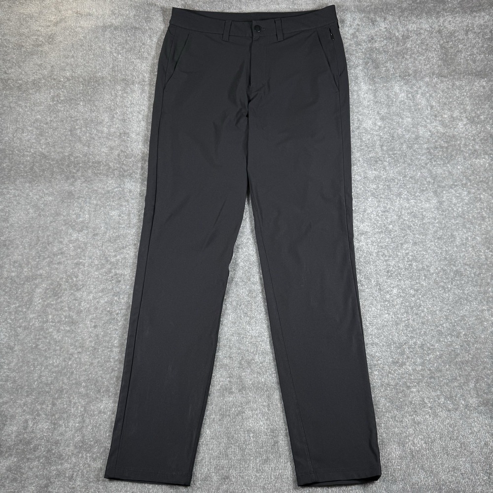 Lululemon Pants Men's 32x32 Black Commission Slim Warpstreme Performance